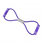 Joonis 8 Libisemisvastase k&auml;epidemega treeningrihm, kaasaskantav meeste naiste k&auml;sivars, &otilde;lg venitus, j&otilde;utreening, elastne rihma pingutusn&ouml;&ouml;r lilla