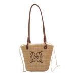 Mori &Otilde;lgpunutud Kott Naiste Trendikas Mood Retro Totes Kott Tekstuuriga Kaenlakott Punutud Kott khaki