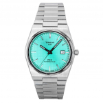 Tissot PRX Powermatic 80 Roostevabast terasest Hele roheline sihver Automaatne T137.407.11.091.01 100M Meeste k&auml;ekell heleroheline v&auml;rv