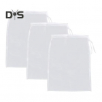 3 tk P&auml;hklipiimakott Kurna jaoks Korduvkasutatavad Marlikotid Peenv&otilde;rguga Filtrikotid K&uuml;psetamiseks K&uuml;psetamiseks Mahlapressimiseks Juustu Valmistamiseks Sojapiim K&ouml;&ouml;gi Oluline S 3pcs