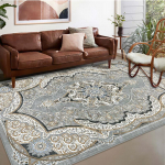 Elegantne Kuldne Teemant Samet Libisemiskindel Vaip Elutuppa, Magamistuppa, Kabinetti ja Kohvilaua Piirkondadesse 120*160 cm