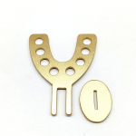 1 set Dental Tray Middle Forehead Tray Edentulous Aluminium Alloy Dental Tray Set Special for Middle Jaw Tray 1 set