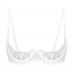 Seksikad naiste 1/2 tassi Push Up alustraadiga pitsist rinnahoidja aluspesu reguleeritavast riidest rinnahoidja pesu 3XL