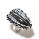 Owhyee Opal Handmade 925 Sterling Silver Jewelry Ring Size 7 u4a94