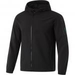 Li Ning Spordielustiili seeria Veekindel &Uuml;hev&auml;rviline Logoga Kapuutsiga Tuulejope Meeste &Uuml;ler&otilde;ivad Must AFDU525-1 L