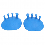 2pcs Toe Separator Large Friction Force 30 degrees Meniscus Soles Dot Grid Design Portable Practical Body roosa
