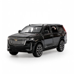 1/32 m&otilde;&otilde;tkava Cadillac Escalade maastikuauto simulatsioon survevalatud metallisulamist mudelauto heli valguse t&otilde;mmatav tagasi kollektsiooni m&auml;nguasi kingitused must