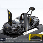 1/32 M&otilde;&otilde;tkava Koenigsegg Gemini Gt Sulamist Superauto Mudel Mudel Simulatsioon S&otilde;iduki Mudel Heli ja Valgusega Kogumik Laste M&auml;nguasi Kingitused must
