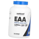 Asendamatud aminohapped, EAA, Nutricost 240 kapslit (27647019) 240caps