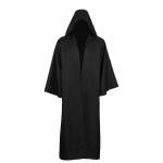 Meeste ja naiste Halloweeni kost&uuml;&uuml;mid, kapuutsiga mantlid, jakid, pikad mantlid L must