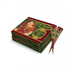 Mehendi Cones For Hand (12 Cones in a Box) Natural Mehndi For Hand Designing Cones Natural Henna Cones For Festivals Marriage Women Men (Pack Of 2)