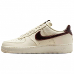 Nike Air Force 1 07 Pehme P&auml;rlmutter Pruun Krokodill Meeste Tossud Kreemjas Valge Kummitus IH7332-001 48.5