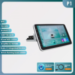 Autoraadio Ossuret 1DIN 10-tolline puuteekraan 360&deg; p&ouml;&ouml;ratav Android 13 GPS P1 4Core 1G 32G AI