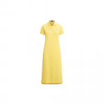 Polo Ralph Lauren SS22 V&otilde;rk-Midi Polo Kleit Naiste Kleidid Kollane WMPODRSNFA20226-730 XS