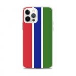 Coque T&eacute;lephone Drapeau Gambie &ndash; iPhone 12 Pro Max