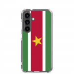 Coque T&eacute;l&eacute;phone &ndash; Samsung &ndash; Galaxy S23 Ultra &ndash; Drapeau Suriname &ndash; Souple &ndash; mitmev&auml;rviline