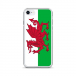 Coque iPhone - mitmev&auml;rviline - Drapeau Pays de Galles - Souple - TPU - Vertikaalne disain