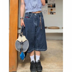 Harajuku Y2k Naiste Hele Sinised S&auml;&auml;reni Ulatuvad Cargo Teksap&uuml;ksid L&otilde;dvad Denim P&uuml;ksid Jaapani 2000ndad &Uuml;le suurusega Teksap&uuml;ksid Vintage Riided S sinine