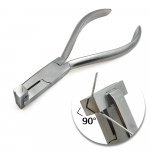 Hambaravi ortodontiline traadi vormimise tangid hambaarsti ots tagasipainutustangid 90&deg; stopp v&otilde;i 145&deg; stopp vormimistangid roostevaba teras 1 pc 90 degree