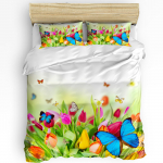 Roheline Leht Ginkgo Tekikott Voodi Voodipesu Komplekt Kahekohaline Kodutekstiil Tekikate Padjap&uuml;&uuml;rid Magamistoa Voodipesu Komplekt (Lehte ei ole) EU single(135x200cm)