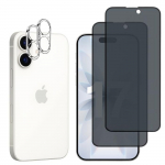 Verre Tremp&eacute; Anti Espion pour iPhone 17 et Protection Cam&eacute;ra [Pack 2] Film Vitre Protection Phonillico&reg;