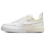 Nike Air Force 1 React Kookospiim Unisex Tossud Valge Hele-Raud-Maakivi DH7615-100 37.5 white