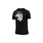 Nike Dri-Fit Lebron K&auml;sitsi joonistatud kroon Loomamustriga Korvpalli l&uuml;hikeste varrukatega T-s&auml;rk Meeste pealisr&otilde;ivad Must DR1292-011 S