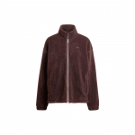 Adidas Originals Essentials Fliisist kraega pikkade varrukatega jakk Naistele &Uuml;ler&otilde;ivad Tumehall Pruun IM3898 M