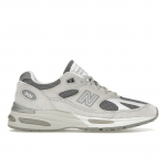 New Balance 991v2 Valmistatud Inglismaal Nimbus Cloud Unisex Tossud Hall Cool-Grey H&otilde;bedane U991LG2 37.5