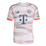 Adidas FC Bayern 25/26 v&otilde;&otilde;rsilguklubi autentne kitsa l&otilde;ikega &uuml;mmarguse kaelusega l&uuml;hikeste varrukatega jalgpallis&auml;rk meestele Valge JJ2145 M