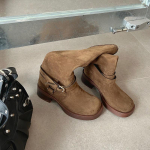 Moodsad Naiste K&otilde;rged Saapad Kevadised Elegantsed Naiste Kingad Disaineri Paks K&otilde;rge Kontsaga Pikad Saapad Suede Peokingad L&auml;&auml;ne Kauboi Saapad 35 tumepruun v&auml;rv