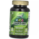 Terve luude ja lihaste kasv, Kids Growing Bones and Muscles Kummikommid, Nature's Way 60 tk Metsamarja maitse (36344156) 60tab Forest fruit
