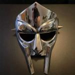 MF Doom Gladiaatori Mask Hull Kuri 18g Pehmest Terasest N&auml;okaitse Replika Halloween M aero