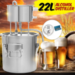 3/6/9 gallon 22/11/35 liitrit vasktoru Moonshine Still Spirits Vesi Alkoholi destilleerija Kodupruulimisveini valmistamise komplekt 22L white