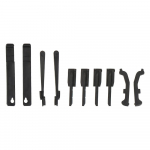 10tk katuseluugi p&auml;ikesesirmi liuguriplaadi remondikomplekt 54107198762 Bmw E70 F15 F85 X5 jaoks