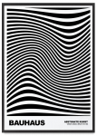 Plakat czarno biały bauhaus 21x30 cm