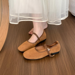 Mood Bailamos Uus Br&auml;nd Naiste Korterid &Uuml;mar Nina Madal Sisseastutavad Daamide Vabaaja Baleriinad Pehme Nahk Elegantne Kleit Kingad Mujer 35 pruun