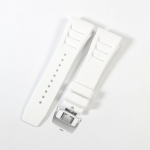 Silikoonist k&auml;ekella rihm Richard Mille meestele, reljeefne, veekindel, higikindel, suu kummist k&auml;ekella rihma tarvikud, 25mm randmerihm 25mm&With 4 Stars tools