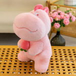 Meloni s&ouml;&ouml;v dinosauruse nukk pl&uuml;&uuml;sm&auml;nguasi roosa virsik sa nagu dinosauruse nukk masin nukk suur dinosauruse nukk 38Cm roheline