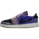 Zion Williamson x Air Jordan 1 Retro Low OG GS Voodoo Alternate Laste tossud Sinine Regency-Lilla Aur-Roheline IH2725-500 38.5