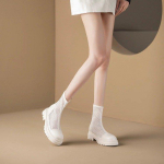 Mood 2024 Uued v&otilde;rgust &otilde;&otilde;nsad lahedad saapad Naiste suured Kevad/suvi Uus Korea versioon Hingavad saapad sees Suurendus must saapad 35 beež