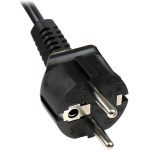 2 m Schuko CEE7 kolmik toitekaabel IEC 320 C5-ks s&uuml;learvuti jaoks - STARTECH - Must