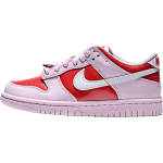 Nike Dunk Low GS Roosa Valentinip&auml;ev 2026 Laste tossud Roosa-Vaht Kergelt-Kirsipunane Tipp-Valge IQ0218663 37.5