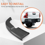 Tagumise kaitseraua astmelaud Must Toyota Hilux Revo Rocco 2015 -2019-A99D jaoks must
