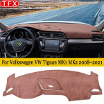 Flanellist auto armatuurlaua kattematt autole Volkswagen VW Tiguan MK1 MK2 2009- p&auml;ikesevarju padjavaipade kaitse MK2 2016--Right rudder RH