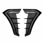 2025 Kuumaid 2 tk Auto embleeme k&uuml;ljepaneeli poritiiva modifitseeritud kleebised Mercedes Benz AMG GL GLA GLE GLS W204 W176 W205 W213 W166 W212 jaoks must