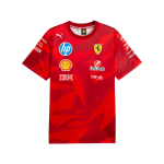 Puma Scuderia Ferrari HP 20. aastap&auml;ev Punane Koopia Prindiga &Uuml;mmarguse Kaelusega V&otilde;idus&otilde;idu T-s&auml;rk Meeste Topid 763956-01 2XL red