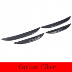 For Mercedes Benz GLC X254 2024 Car-styling ABS Carbon Fiber/Silver/Black Car Air intake grille Strips Trim Car Accessories carbon fiber