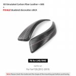 Valmistatud Alcantara kattes BMW F20 1. seeria autode siseukse t&otilde;mbe k&auml;epideme ribadest, k&auml;etoe paneeli dekoratiivkatetest, tuuningutarvikud Carbon Fiber Leather