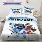 ASTRO BOTi Mustriga Voodipesu, Tekikomplekt Tekikate Padjap&uuml;&uuml;r Kodu S&uuml;nnip&auml;evakingitus (1 * tekikott + 2 * padjap&uuml;&uuml;ri, ilma s&uuml;damikuta) 140x200cm